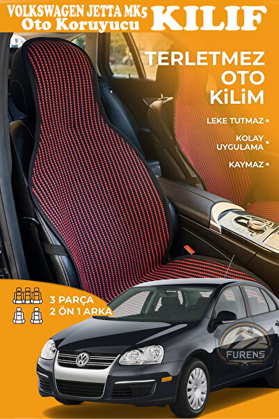 STS Oto Aksesuar غطاء مقعد سيارة فولكس فاجن جيتا Mk5 متوافق مع سلسلة كريستال ...