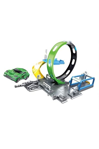 ANTBRO Launch Track with Loops for 360° Rotations and Racing Vehicle