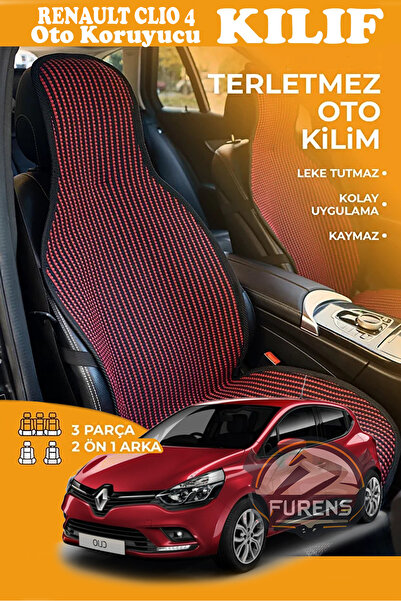 STS Oto Aksesuar غطاء مقعد سيارة رينو كليو 4 متوافق مع سلسلة كريستال بريستيج،...