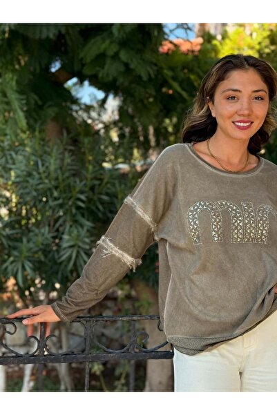 Punta Otantik NC53659C Hanorac italian MIN din bumbac cu piatră, nurcă