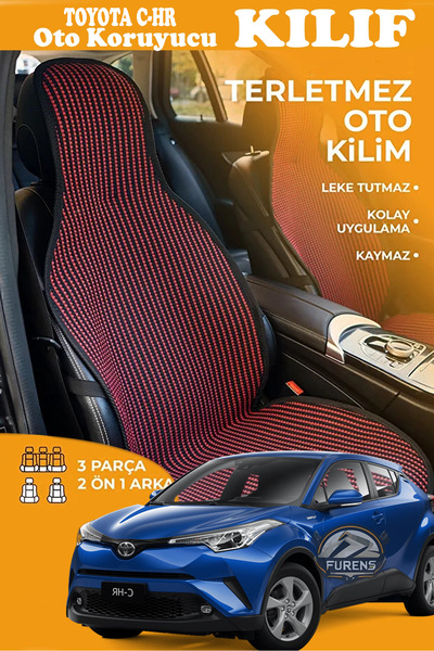 STS Oto Aksesuar غطاء مقعد سيارة تويوتا سي-إتش آر متوافق مع سلسلة كريستال بري...