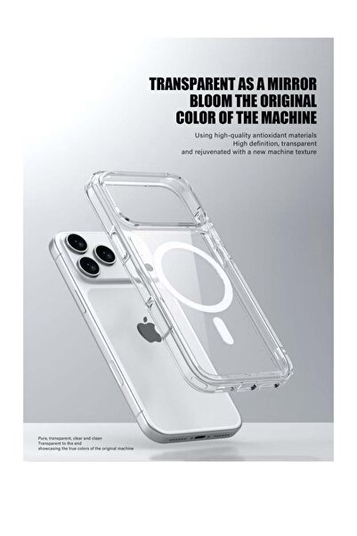 Generic Protective Case for iPhone 17 Pro MagSafe Resistant to Yellowing and Shocks