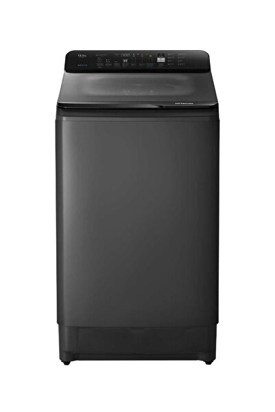 Hitachi غسالة ملابس 13.5 كجم تحميل علوي رمادي غامق LTLH3PMVW0T