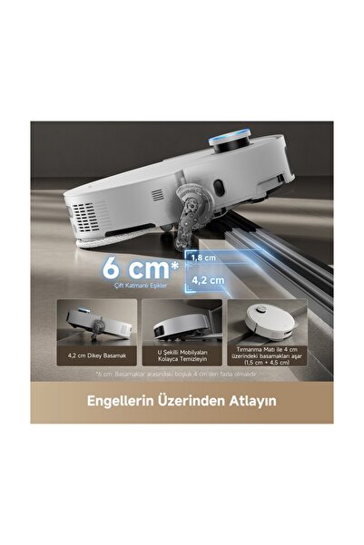 Dreame Drmz Güçlü Wett&Dry X50 Ultra Complete Vacumix Cleaner Robot Süpürge,20.000 BİN PA,4.5 Litre Premium