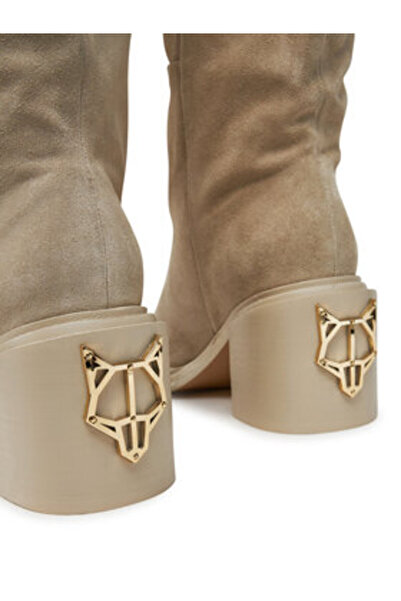 NAKED WOLFE Γυναικείες Μπότες μπεζ NAKED WOLFE-NATURE DVE COW SUEDE DOVE