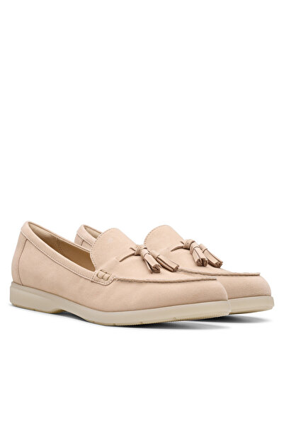 CLARKS Γυναικεία Μοκασίνια μπεζ CLARKS-26181453 634 SAND SUEDE
