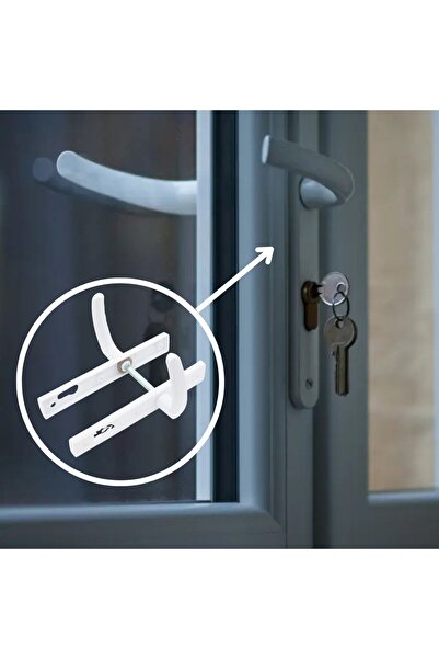 KOÇSAN Plastik Pvc Pimapen Kapı Kolu Beyaz Yale