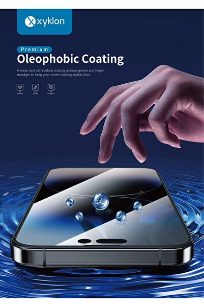 Xyklon زجاج مرن مضاد للكسر SILICONEHD iPhone 15 Pro