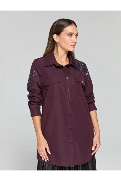 FUAT GÜRSEN TAŞ DETAYLI CEKET