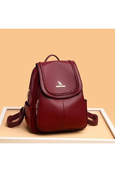 FREELAND Women's Backpack, B1089, -Leather, Burgundy