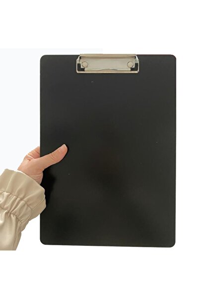 KarmaOfis A4 Wooden Secretary Black (3 mm Thickness)