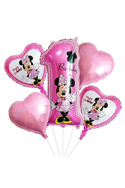 Baloane Vesele Set Aniversar Minnie Mouse SET263