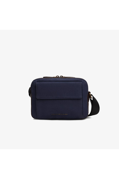 Tommy Hilfiger Casual Prep Erkek Mavi Çapraz Çanta