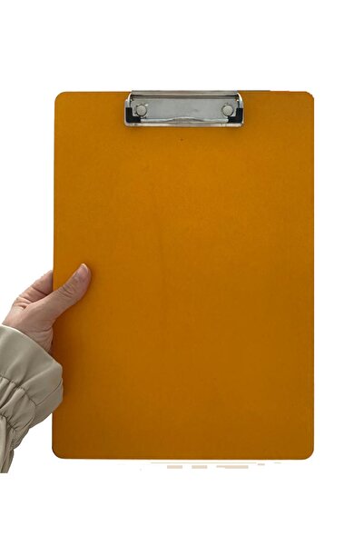 KarmaOfis A4 Wooden Secretary's Desk Orange (3 mm Thickness)