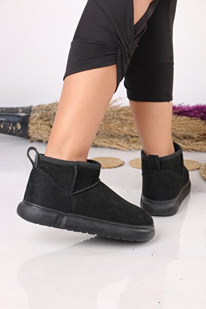 Rimex Kadın Ultra Bot – Kısa Konçlu Kürklü Kışlık Günlük Rahat