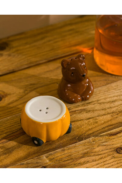 LC Waikiki Lcw Home Mixed Ceramic Salt and Pepper Shakers with Teddy Bear Figures