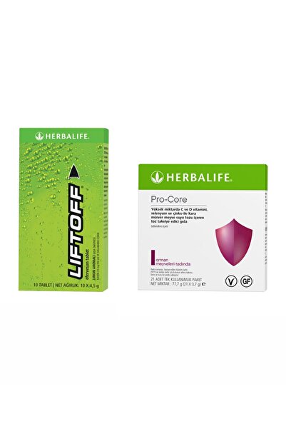 Herbalife LiftOff limon&Pro-Core Orman Meyveleri Tadında