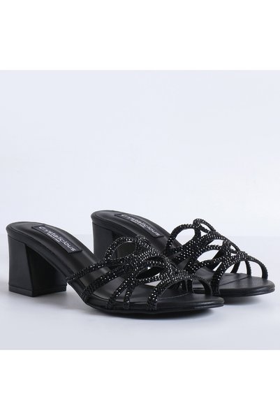 crystalicious Aylani Handcrafted by Artisans Comfortable Round Toe Block Heel for Wedding, Parties & Dinner Dates