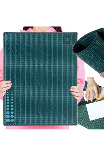 Bigstren A3 cutting mat, multifunctional cutting board, cutting mat, 2 graduated sides