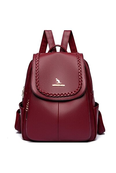 FREELAND Women's Backpack, B1089, -Leather, Burgundy
