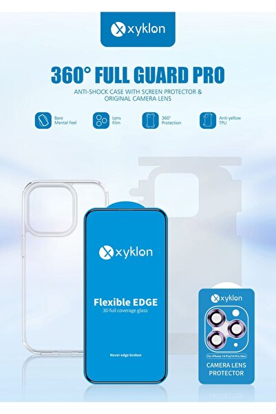Xyklon PURPLE 360 Full Guard Protection set iPhone 14