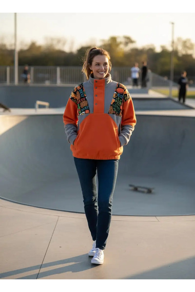 CANMODA Unisex Beer Patterned Fleece