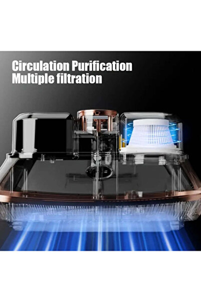 Deliny Aspirator portabil pentru saltele, covoare și tapițerie (colector de praf de uz casnic) cu lumină UV și