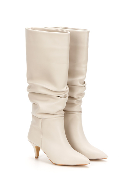 DYG STORE Women's 6 cm Thin Heeled Pointed Toe Boots