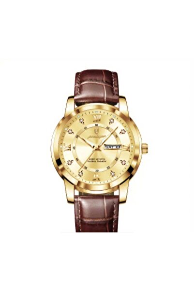 ORVIO Group Waterproof Crystal Glass Wristwatch