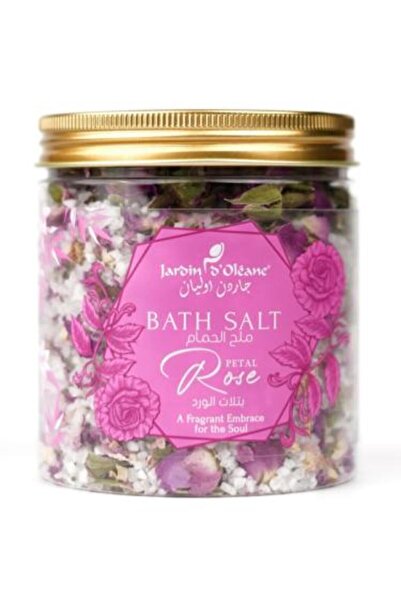 Garden Olian ملح استحمام بخلاصة بتلات الورد، 500 غرام