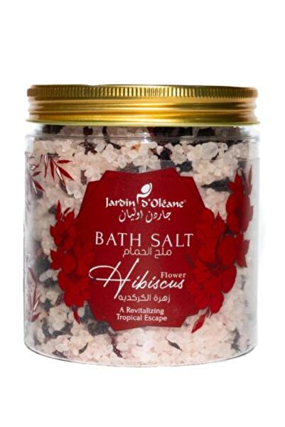 Jardin Oleane ملح استحمام بزهرة الكركديه من جاردن أوليان، ٥٠٠ غرام