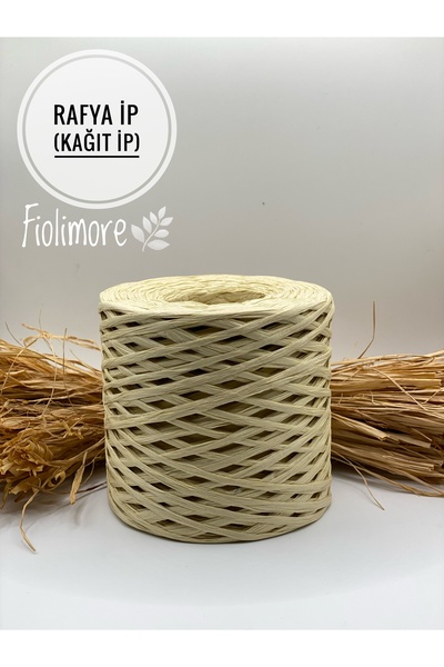 Fiolimore Σχοινί ράφια (200 γραμμάρια) Σχοινί χαρτί για τσάντες, καπέλα, παντ...