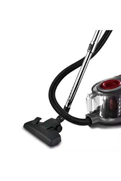 Rovitech Aspirator fara sac, 2L, 1200W, tehnologie ciclon, rosu/gri