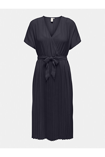 ONLY Γυναικείο φόρεμα κοκτέιλ μπλε ΜΟΝΟ-15319229 ONLSTACIA NIGHT SKY