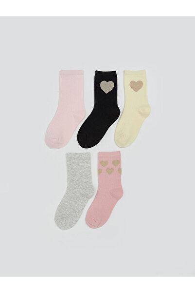 LC Waikiki Timeless Recommendations from Timeless Store | Patterned Girls' Sock Socks, Pack of 5