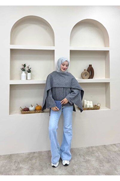 lurex moda One Button Cashmere Jacket with Cape