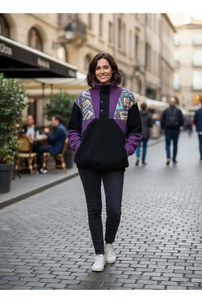 CANMODA Unisex Cassette Patterned Fleece