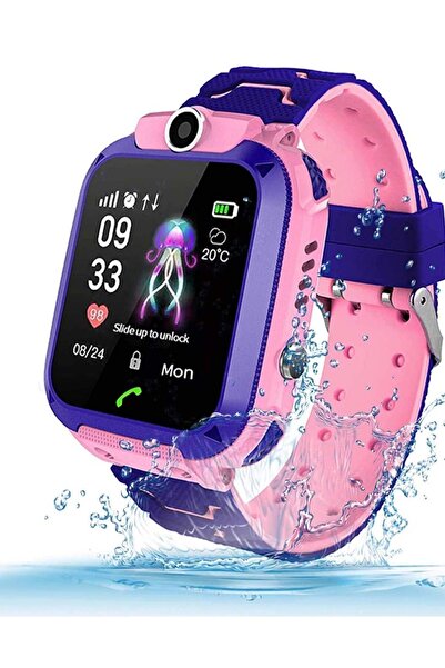 Generic TIGER C002 Waterproof Smart Watch for Kids Pink