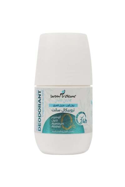 Garden Olian Alcohol-Free Roll-On Deodorant – Tropical Scent, 60 ml (For Sensitive Skin)