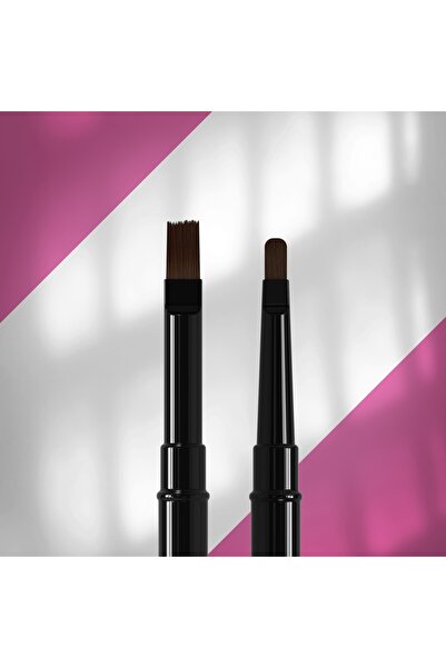 STALEKS Çift Uçlu Sentetik Protez Tırnak Jel Fırçası 7-10mm NBE-04/08