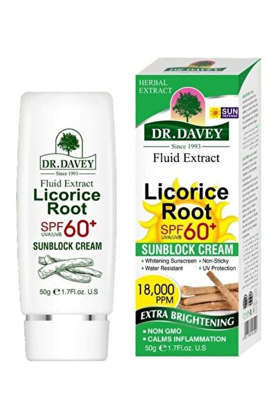 Dr. Davey كريم واقي من الشمس بجذر عرق السوس