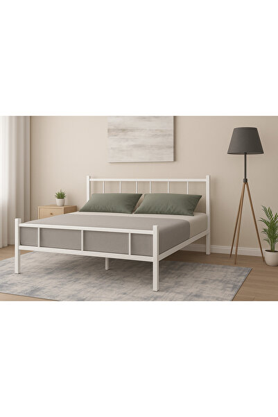 CD SEVGİ ÇİFT KİŞİLİK BEYAZ METAL KARYOLA