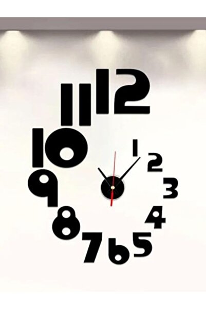 Emaazz LLC 3D Wall Clock – Modern Frameless Wall Clock with Eye-Catching Desi...