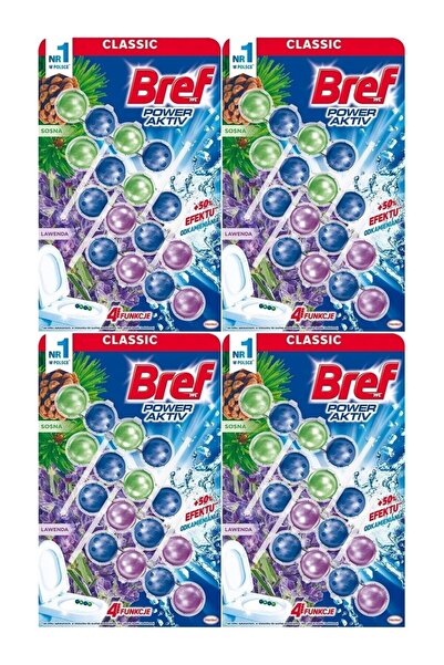 Bref Power Aktiv Klozet Bloğu Çam ve Lavanta Kokulu (16 Lı Set) (4pk*4) 4 Paket