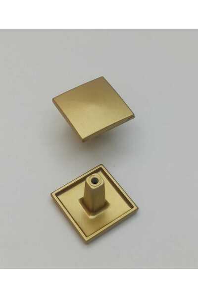 YAREN METAL MOBİLYA AKSESUARLARI Kare Button-Coral (1Pc)