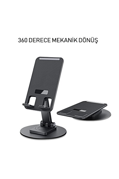 TRİPULAM 360° Dönebilen Masa Üstü Telefon Tutucu – Akrobatik Stabil Stand