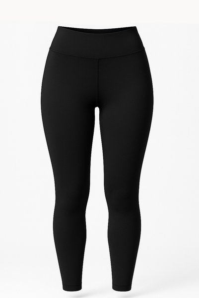 TWINTICKS Women's Black High Waist Recovery Sports Leggings – Stretchy Fitness Yoga Running Tights