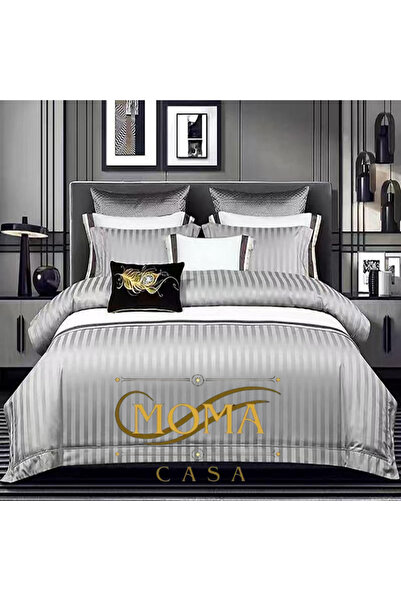 moma casa Bed linen, Damask, 6 pieces, 2 persons, 230x250cm