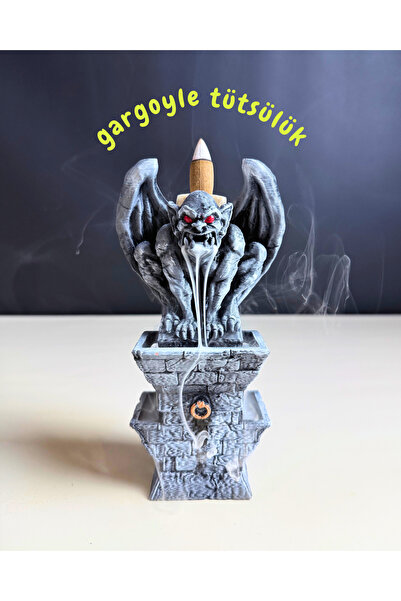 Tetra Craft Gargoyle Geriye Akış Tütsülük - Duman Şelalesi Dekoratif Obje