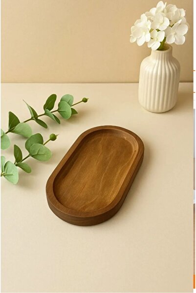 YAZICI Çok Fonksiyonlu Ahşap Yağlık Altı / Sunumluk / Çerezlik / Anahtarlık